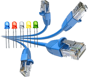 Kabel LAN Running Text Sektorled